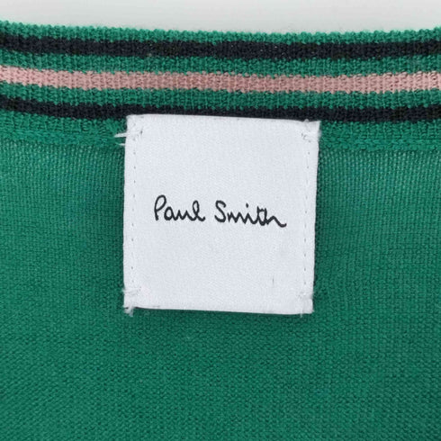ポールスミス Paul Smith Vネック刺繍セーター メンズ import:M