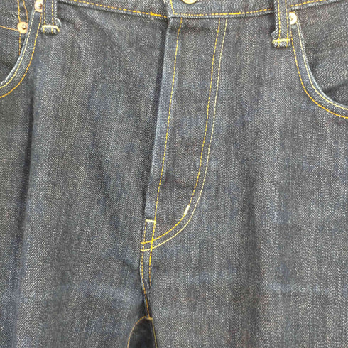 DOWN NORTH JEANS 日本製 ボタンフライストレートデニムパンツ メンズ US:34-35