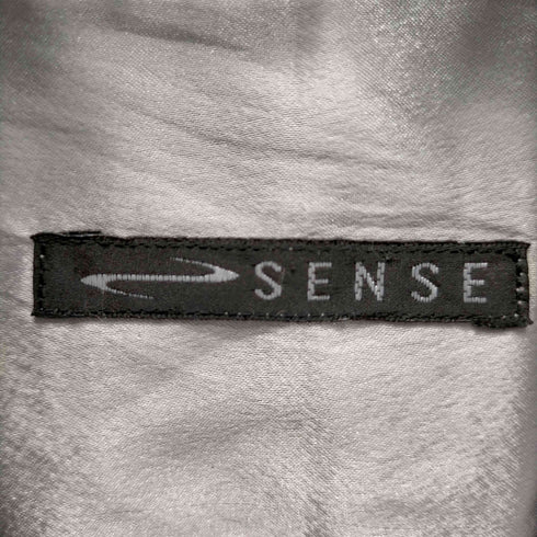 SENSE サテンレギュラーカラー 長袖シャツ メンズ