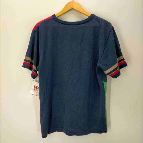 ランセル LANCEL フロントデザイン 刺繍 半袖ニット レディース import:M