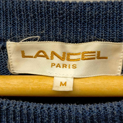 ランセル LANCEL フロントデザイン 刺繍 半袖ニット レディース import:M