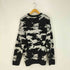ザラ ZARA 総柄 アクリル クルーネックニット メンズ import:L