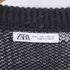 ザラ ZARA 総柄 アクリル クルーネックニット メンズ import:L