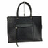レベッカミンコフ REBECCA MINKOFF フロントロゴプレート 裏地総柄 シボ革レザーバッグ レディース ONE SIZE
