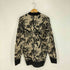 ザラ ZARA 総柄 シャギーカーディガン メンズ import:M
