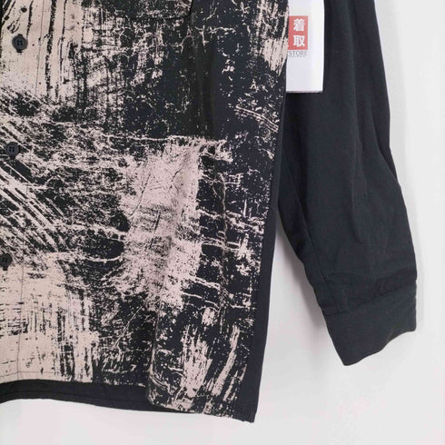 ザラ ZARA コットン 切替デザインシャツ メンズ import:S