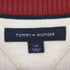 トミーヒルフィガー TOMMY HILFIGER ロゴ刺繍 ボーダー クルーネックコットンニット メンズ import:L
