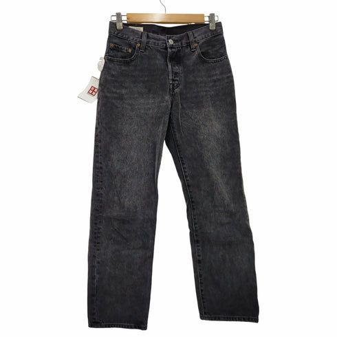 リーバイス LEVI STRAUSS&CO 501ボタンフライ ブラックデニムパンツ レディース W25L29