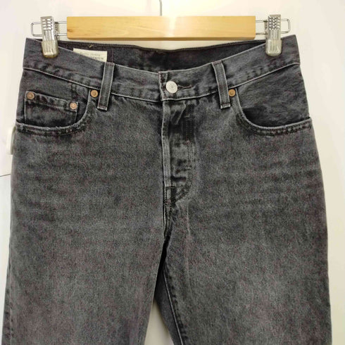 リーバイス LEVI STRAUSS&CO 501ボタンフライ ブラックデニムパンツ レディース W25L29