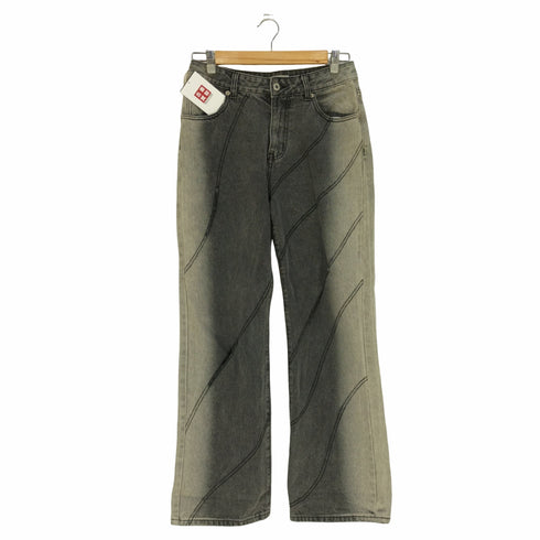 フメイ PP SEOUL screw stitch slit denim pants スクリューステッチ スリットデニムパンツ メンズ JPN:S