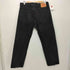 リーバイス Levis 501 ボタン裏4986 ブラックデニム メンズ 36×32