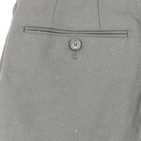 D.C.WHITE LINEN TROUSERS リネンセンタープレススラックス メンズ