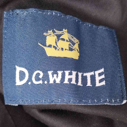 D.C.WHITE LINEN TROUSERS リネンセンタープレススラックス メンズ