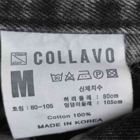 COLLAVO ウォッシュドワイドデニムパンツ メンズ M