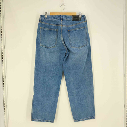 ホワイトランド WHITELAND ウォッシュドワイドテーパードデニムパンツ メンズ FREE