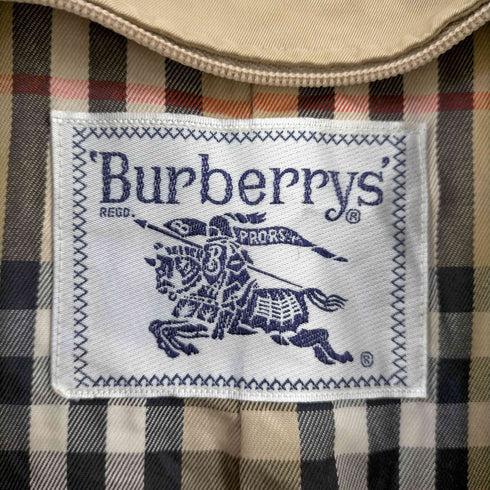 バーバリーズ BURBERRY’S 白タグ ノバチェック トレンチコート レディース