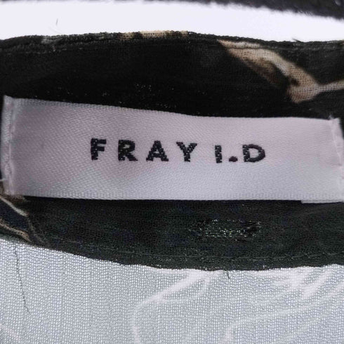 フレイアイディー FRAY I.D 24SS ボリュームスリーブボウタイフレアワンピース レディース FREE