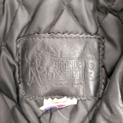 ブランデッドガーメンツ BRANDED GARMENTS MADE IN USA 内キルティングダブルライダース メンズ US:40