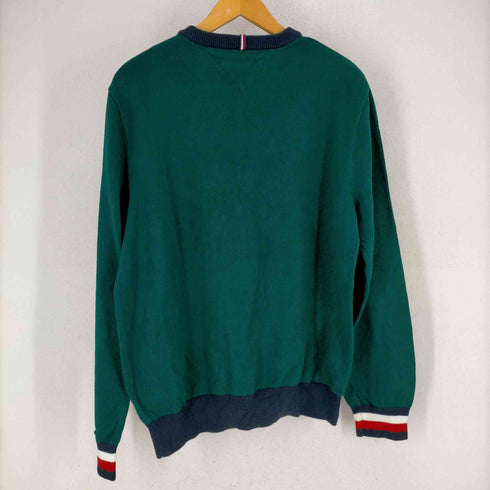 トミーヒルフィガー TOMMY HILFIGER ロゴワッペンデザインクルーネックニット メンズ JPN:L