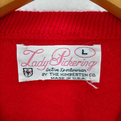 THE KIMBERTON CO MADE IN USA Vネックアクリルニット レディース JPN:L