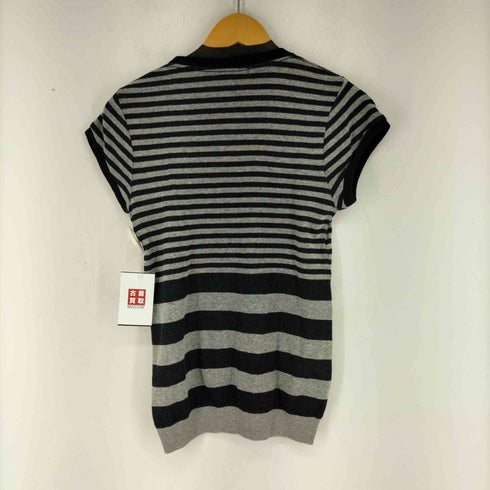 ヒステリックグラマー HYSTERIC GLAMOUR ドクロデザインボーダーニット レディース FREE