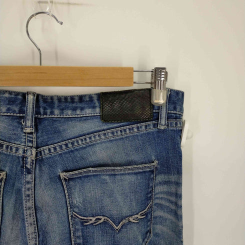 フーガ FUGA スリムストレートデニムパンツ スキニー 加工 メンズ JPN:44