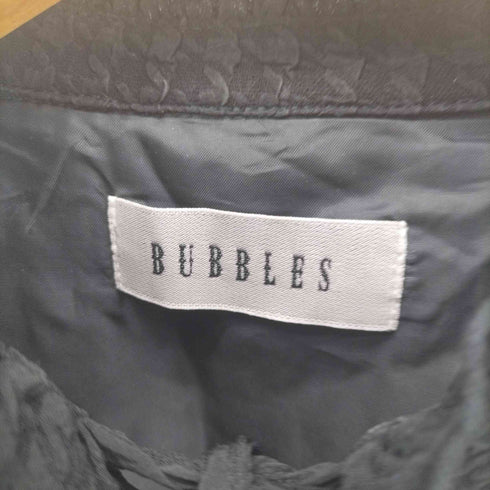 バブルス BUBBLES オープンネックフリルブラウス ジャガードフリルスカパン レディース FREE