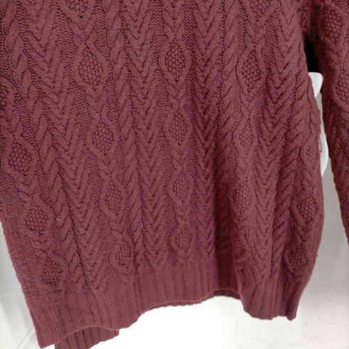 ポロバイラルフローレン Polo by RALPH LAUREN HAND KNIT CASHMERE ピュアカシミヤケーブルニット メンズ import:L