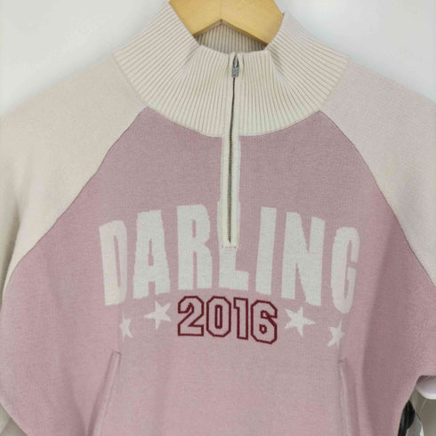 ダーリッチ Darich ハーフジップジャガードミニワンピース レディース FREE-L