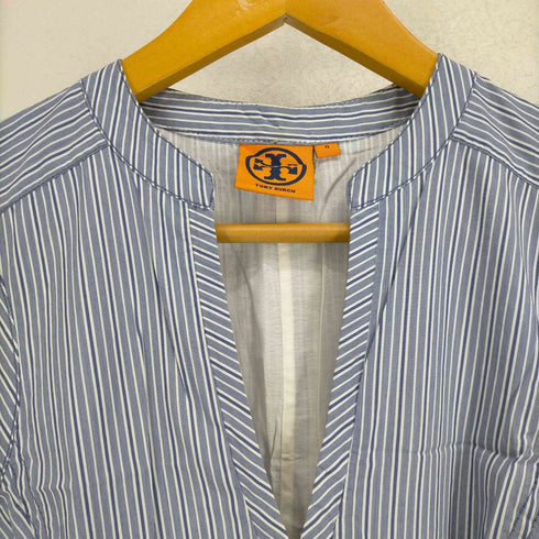 トリーバーチ TORY BURCH ストライプノースリーブワンピース レディース JPN:0