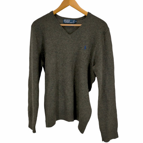 ポロバイラルフローレン Polo by RALPH LAUREN LAMBS WOOL クルーネックニット メンズ JPN:M