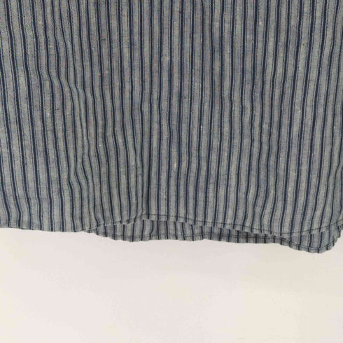 ネストローブ コンフェクト nest Robe CONFECT リネンストライププルオーバーシャツ メンズ JPN:4