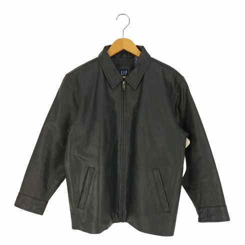 ギャップ Gap 00s OLD GAP 裏キルティング シングルレザージャケット メンズ KIDS:XL