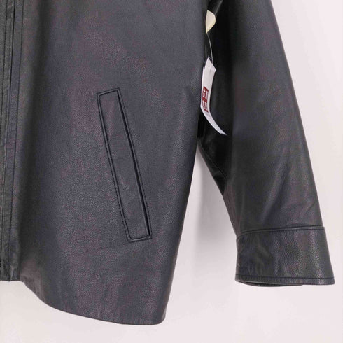 ギャップ Gap 00s OLD GAP 裏キルティング シングルレザージャケット メンズ KIDS:XL