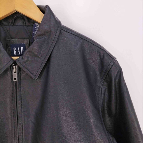 ギャップ Gap 00s OLD GAP 裏キルティング シングルレザージャケット メンズ KIDS:XL