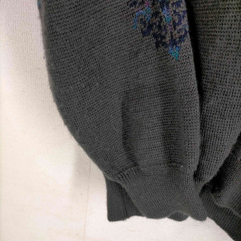ROSEN BERG 刺しゅうクルーネックニット メンズ