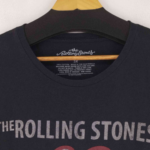 the Rolling Stones フロントプリント オーバーサイズTシャツ 1975-US TOUR メンズ 3X