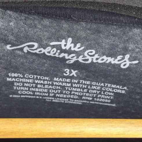 the Rolling Stones フロントプリント オーバーサイズTシャツ 1975-US TOUR メンズ 3X