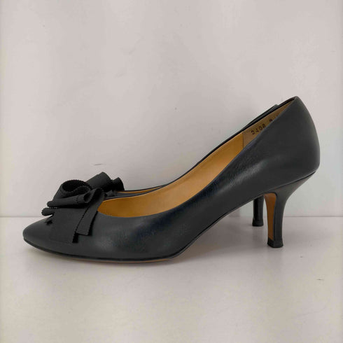 ランバンオンブルー LANVIN en Bleu リボンヒールパンプス レディース 24 2/1