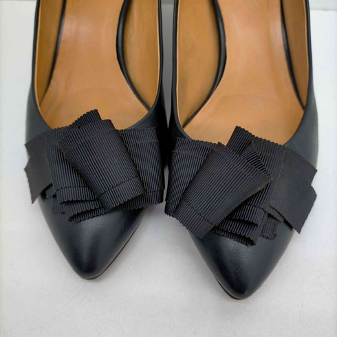 ランバンオンブルー LANVIN en Bleu リボンヒールパンプス レディース 24 2/1
