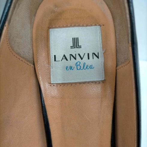 ランバンオンブルー LANVIN en Bleu リボンヒールパンプス レディース 24 2/1