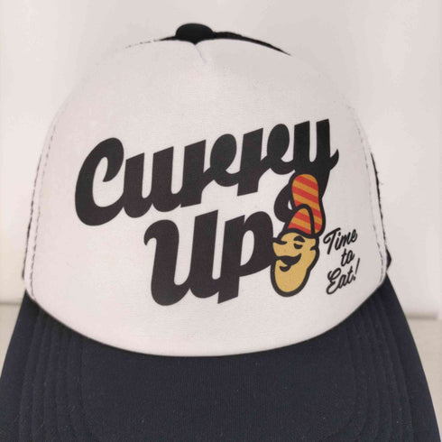 Curry up プリント メッシュキャップ メンズ