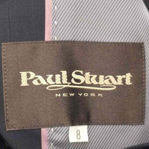 ポールスチュアート Paul Stuart 2Bストライプシングルテーラードジャケット フォーマル 背抜き サイドベンツ レディース 8