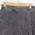 ザラ ZARA Pleated Denim Mini Skirt Blac レディース M
