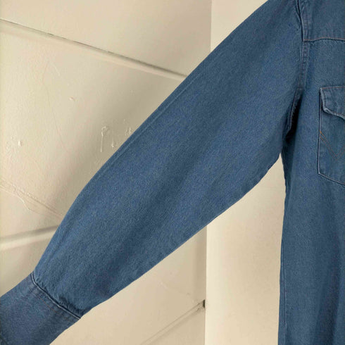 ラングラー Wrangler デニムウエスタンシャツ メンズ 15 1/2-35