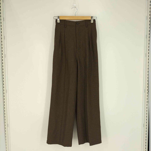 フリークスストア FREAKS STORE テックウーリーダブルブレストジャケット 2タックスラックスパンツ セットアップ レディース S