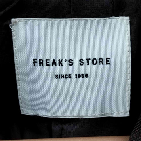 フリークスストア FREAKS STORE テックウーリーダブルブレストジャケット 2タックスラックスパンツ セットアップ レディース S