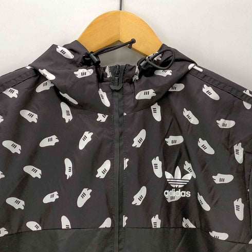 アディダス adidas 総柄フーデッドジップアップブルゾン レディース JPN:XS