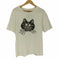 クレイジーシャツ CRAZY SHIRTS 80-90S USA製 CAT PRINT TEE キャラクター プリント S/S Tシャツ メンズ import:M