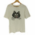 クレイジーシャツ CRAZY SHIRTS 80-90S USA製 CAT PRINT TEE キャラクター プリント S/S Tシャツ メンズ import:M